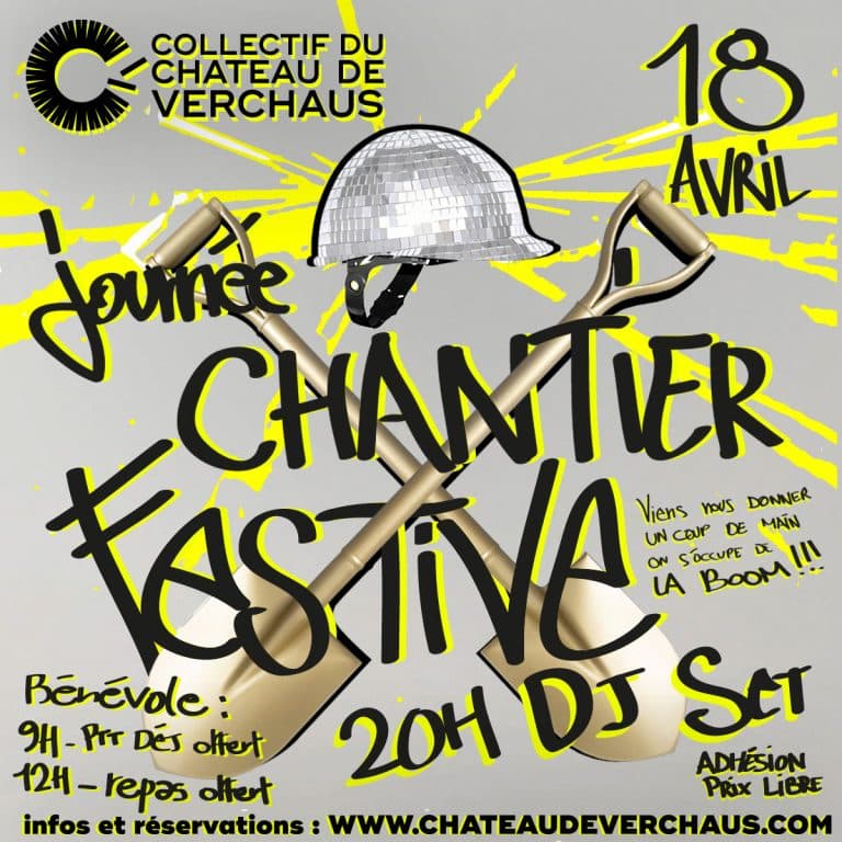 Journée Chantier festive 18 avril 2026