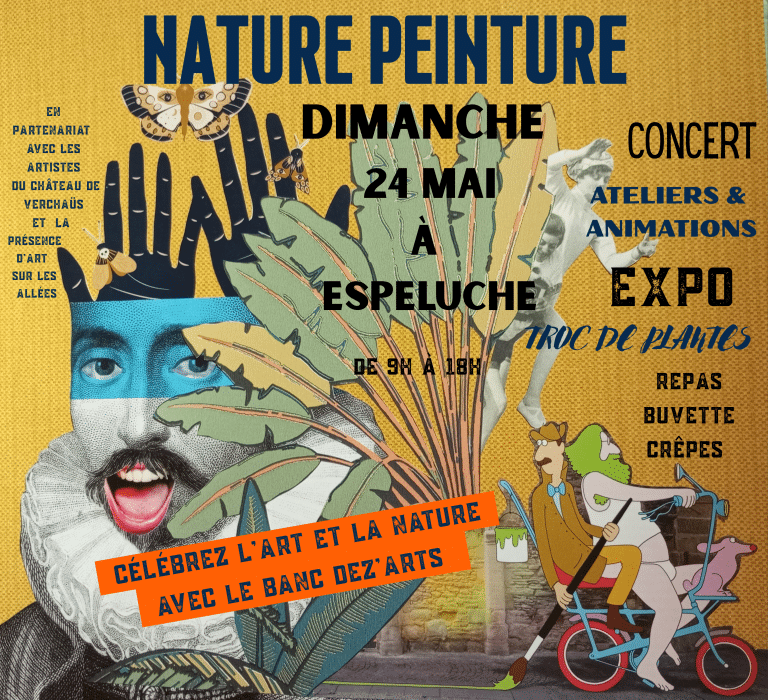 Le Collectif sera présent en force au festival Nature Peinture à Espeluche organisé le 24 mai par Banc DeZ'Arts !